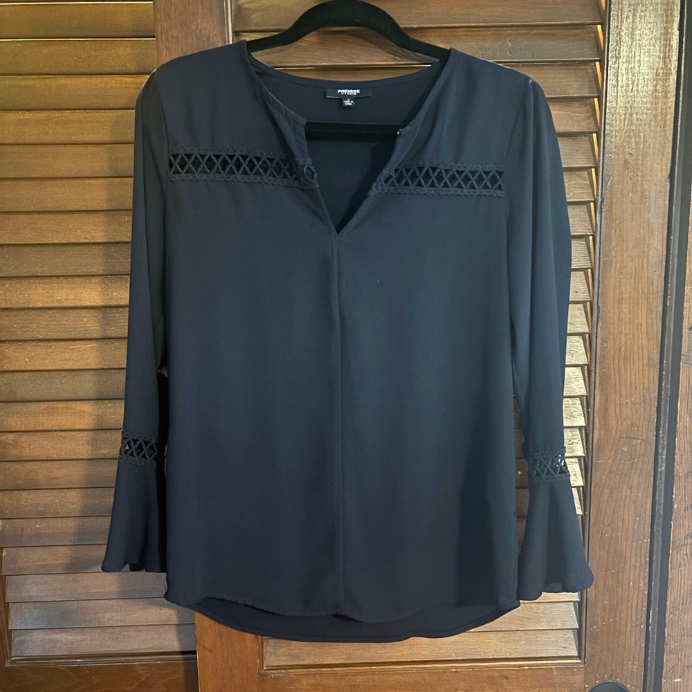 Premise Studio Deep Blue Blouse